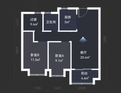 旭辉城市江来一楼带底复151平方毛坯可做三层75.5万