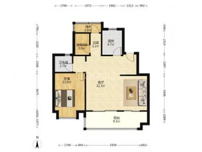 岗集中梁世茂十里晴川纯毛坯洋房三室黄金楼层70万