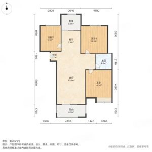 半岛一号高迪岛精装三室112平方86万